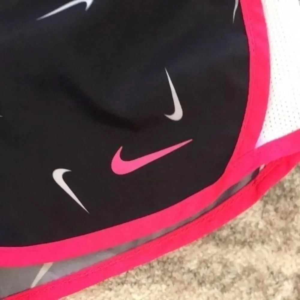 Nike DRI-FIT shorts pink and black 12-18 months